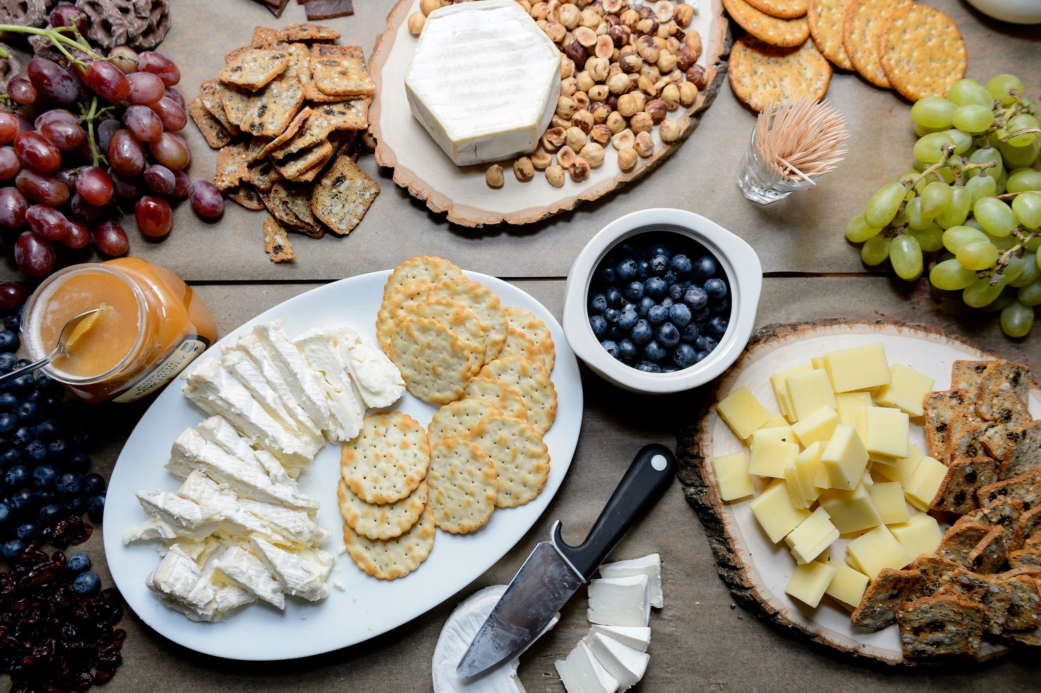 Party-ready cheese and fruit spread